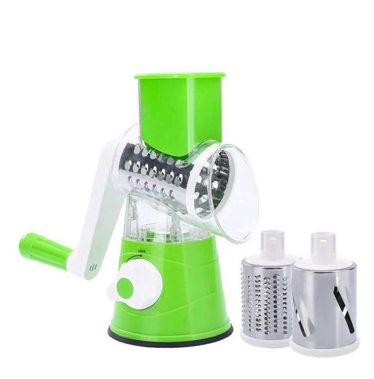 Rotary Cheese Grater and Vegetable Slicer