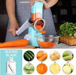 Rotary Cheese Grater and Vegetable Slicer