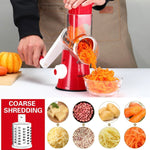 Rotary Cheese Grater and Vegetable Slicer