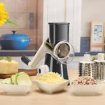 Rotary Cheese Grater and Vegetable Slicer